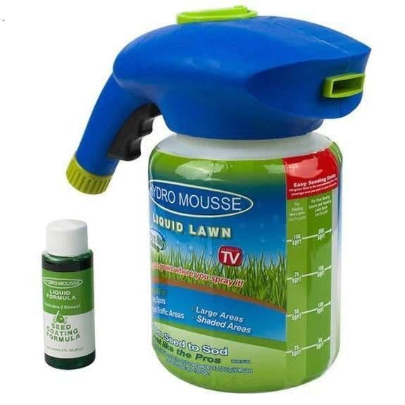 image-Liquid Lawn System Hydro Foam Professional Household Hydro Seeding Spray Device For Seed Care Garden Tools Home Garden Mousse