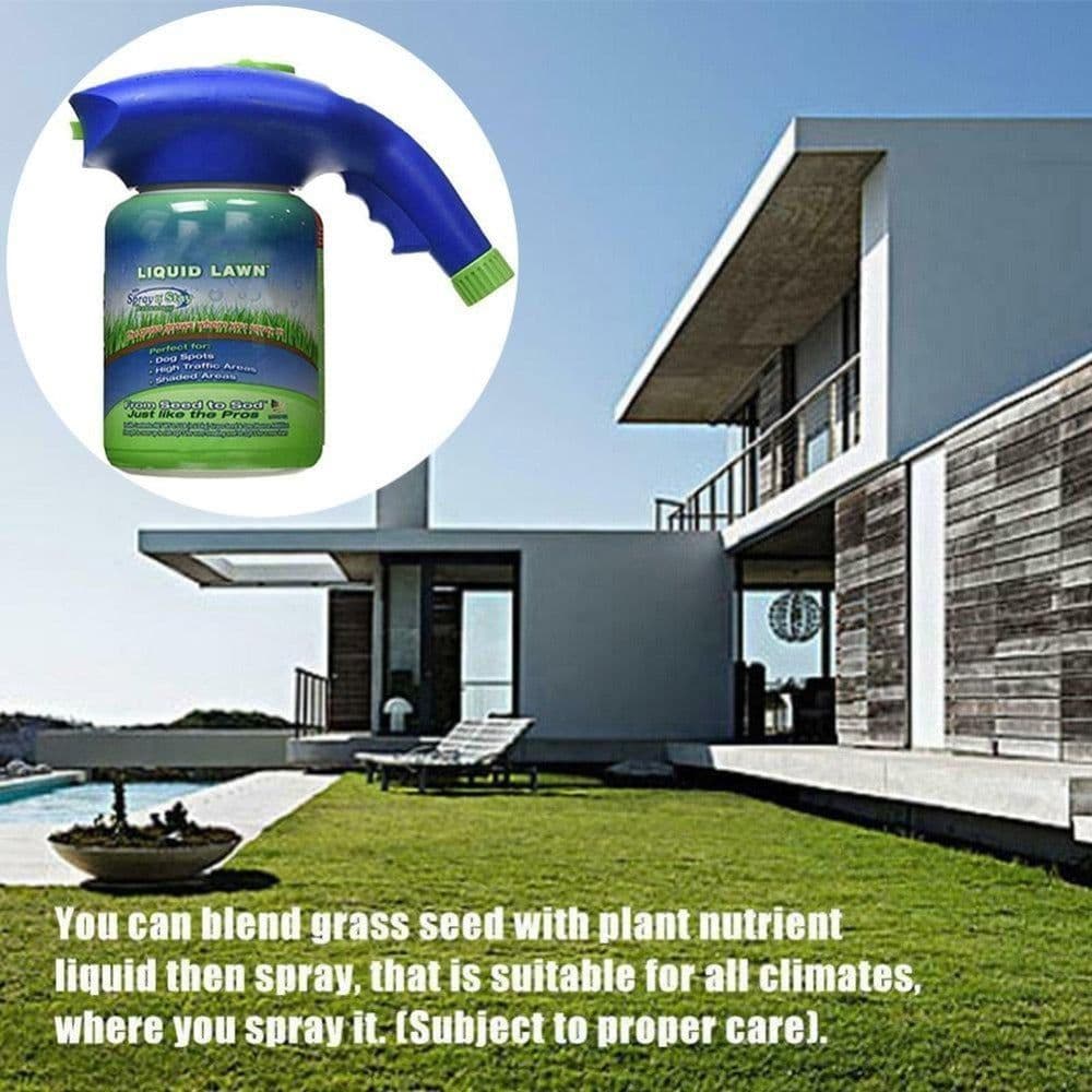 image-Liquid Lawn System Hydro Foam Professional Household Hydro Seeding Spray Device For Seed Care Garden Tools Home Garden Mousse