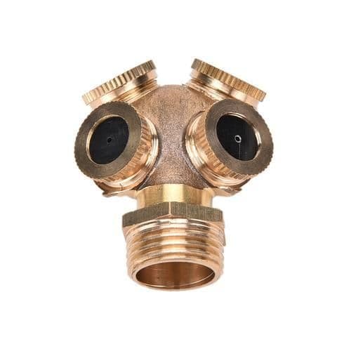 image-Mist Nozzles Water Spray Nozzle Garden Sprinkler Adjustable Spray Nozzle Brass Irrigation Fitting