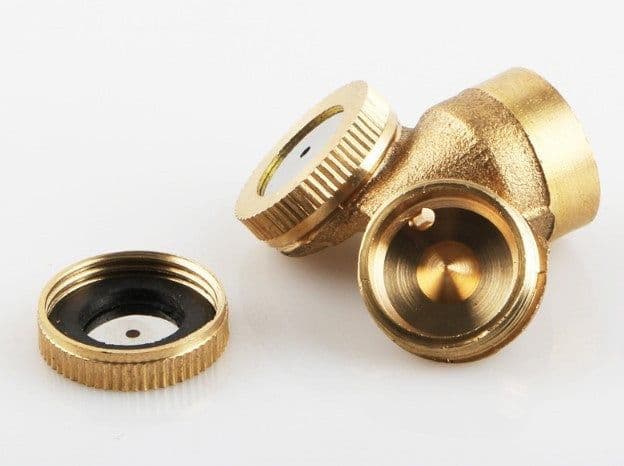 image-Mist Nozzles Water Spray Nozzle Garden Sprinkler Adjustable Spray Nozzle Brass Irrigation Fitting