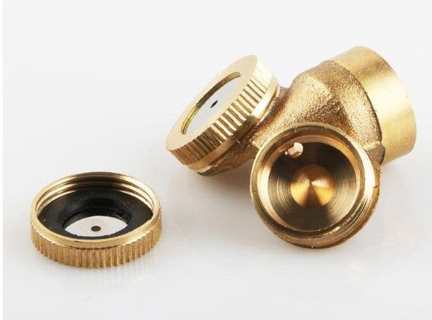 image-Mist Nozzles Water Spray Nozzle Garden Sprinkler Adjustable Spray Nozzle Brass Irrigation Fitting