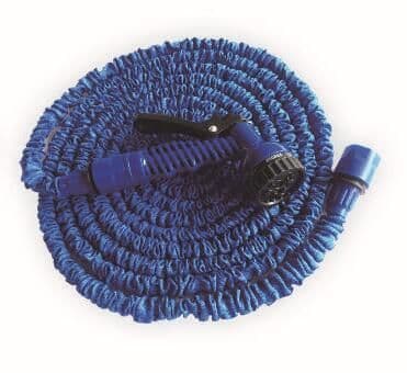 image-Latex Natural Telescopic Water Hose High Pressure Car Wash Water Gun Watering Flower Watering Vegetable Hose Summer