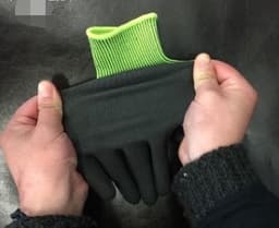 image-More labor insurance nitrile dipped breathable ultra-thin wear-resistant anti-skid handling gardening gloves WG501 fluorescent yellow