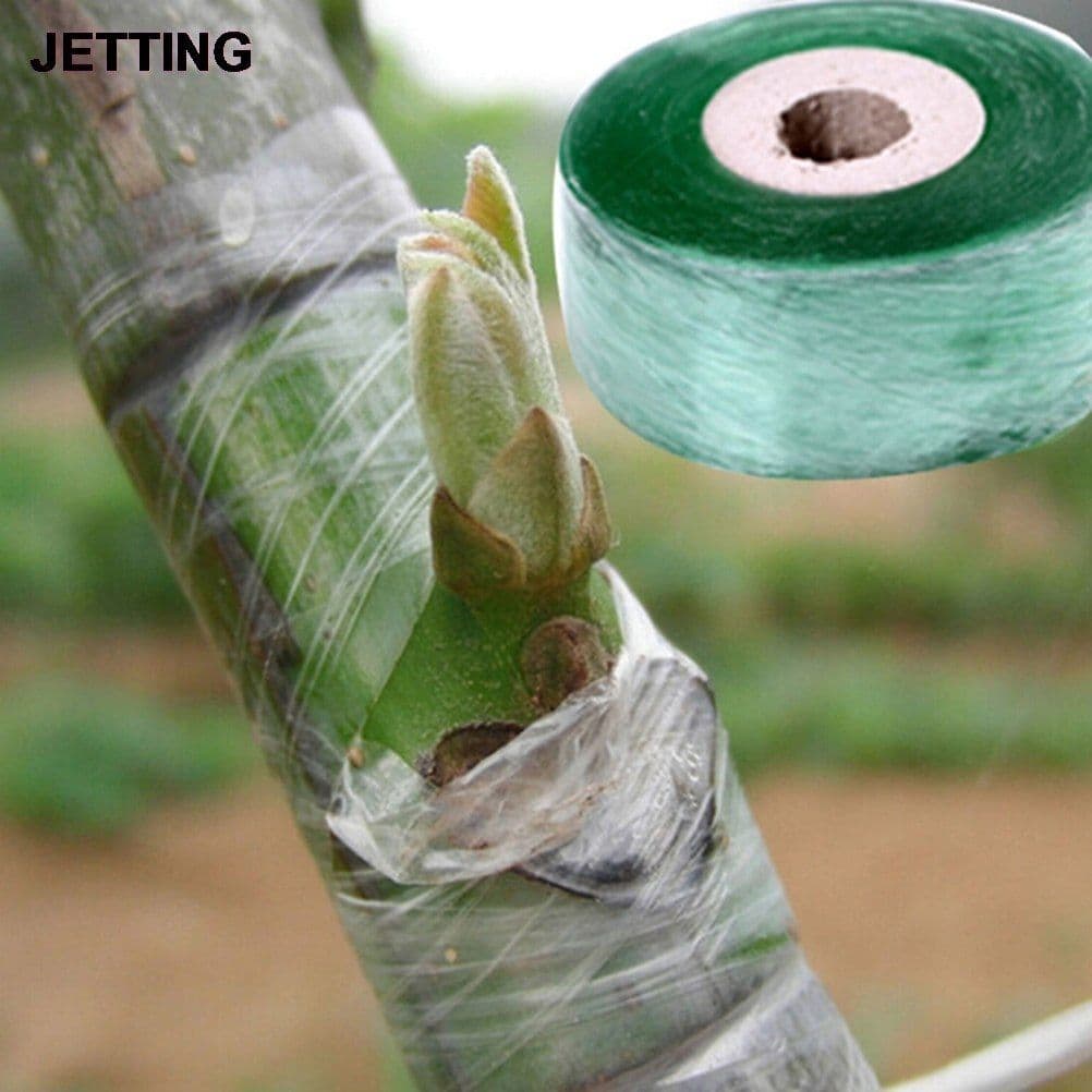 image-2CM x 100M / 1 Roll Grafting Tape Garden Tools Fruit Trees Secateurs Graft Branch Gardening bind belt PVC Tie Tape
