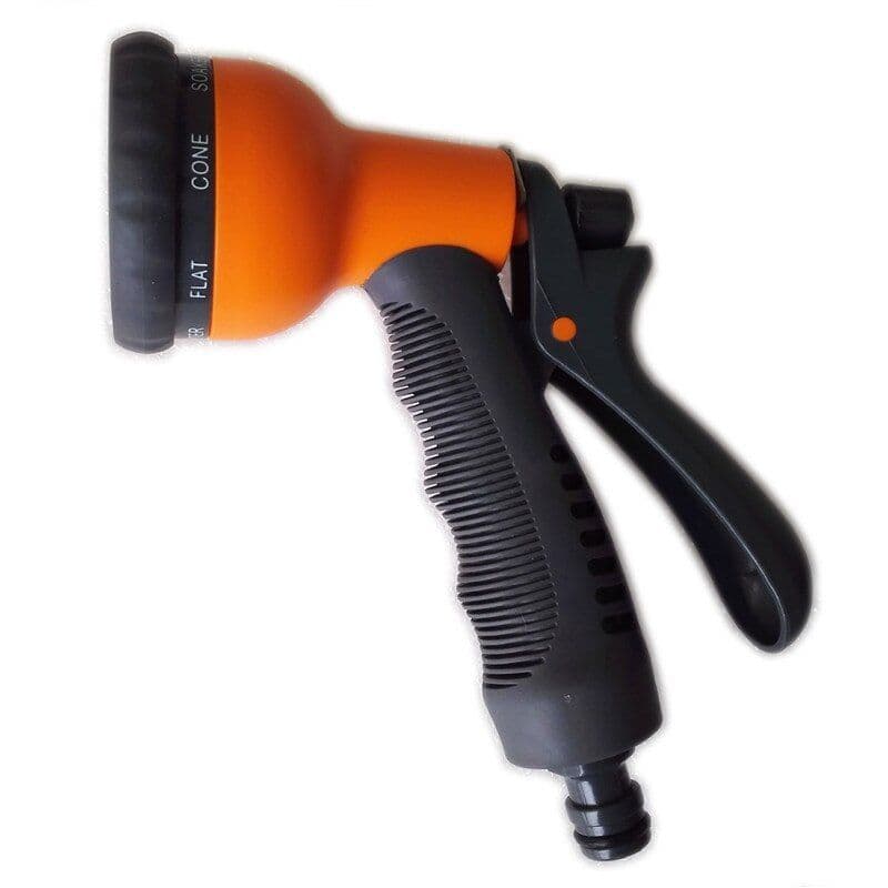 image-8 Pattern Garden Water Gun Hose Nozzle Mutifunctional Household Car Washing Yard Water Sprayer Pipe Tube Nozzle Sprinkle Tools