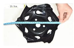 image-Metal cut lawn lawn mower wedding lawn tray garden machine lawn power tool accessories parts black