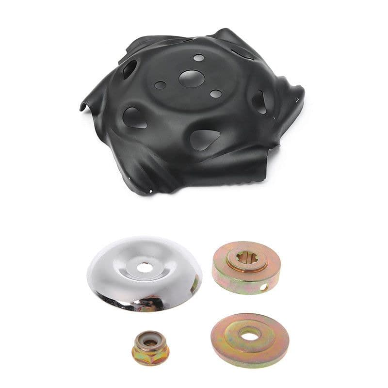 image-Metal cut lawn lawn mower wedding lawn tray garden machine lawn power tool accessories parts black