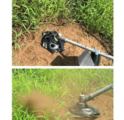 image-Metal cut lawn lawn mower wedding lawn tray garden machine lawn power tool accessories parts black