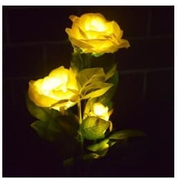 image-Solar rose lamp 3LED plug in the sun nen light garden garden light lawn light