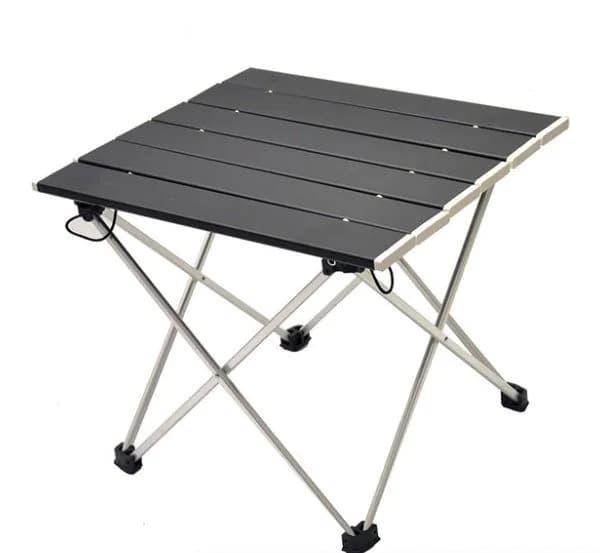 image-Portatile Pieghevole di Campeggio di Alluminio Tavolo Scrivania Da Tavolo Top Adatto per Esterno Picnic Barbecue Cottura Vacanza Al Mare Da Trekking Traveli