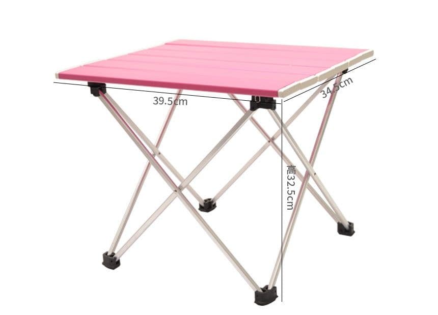 image-Portatile Pieghevole di Campeggio di Alluminio Tavolo Scrivania Da Tavolo Top Adatto per Esterno Picnic Barbecue Cottura Vacanza Al Mare Da Trekking Traveli