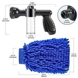 image-Foam Kettle Water Gun Garden Telescopic Hose High Pressure