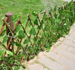 image-Plant Climb Trellis Extension Type Garden Buildings Anticorrosive Wood Pull Net Wall Fence Garden Home Wall Decoration