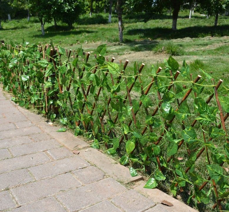 image-Plant Climb Trellis Extension Type Garden Buildings Anticorrosive Wood Pull Net Wall Fence Garden Home Wall Decoration