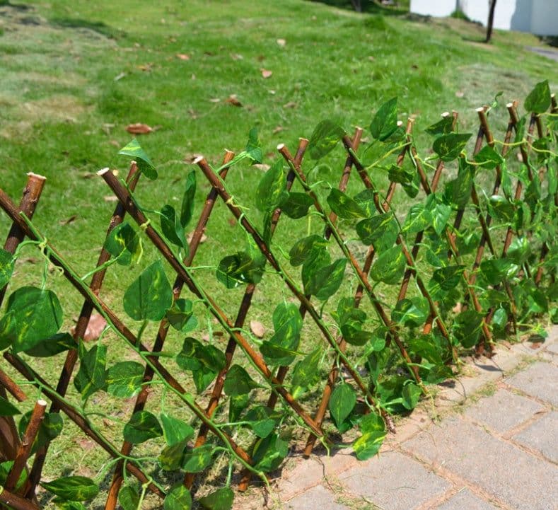 image-Plant Climb Trellis Extension Type Garden Buildings Anticorrosive Wood Pull Net Wall Fence Garden Home Wall Decoration