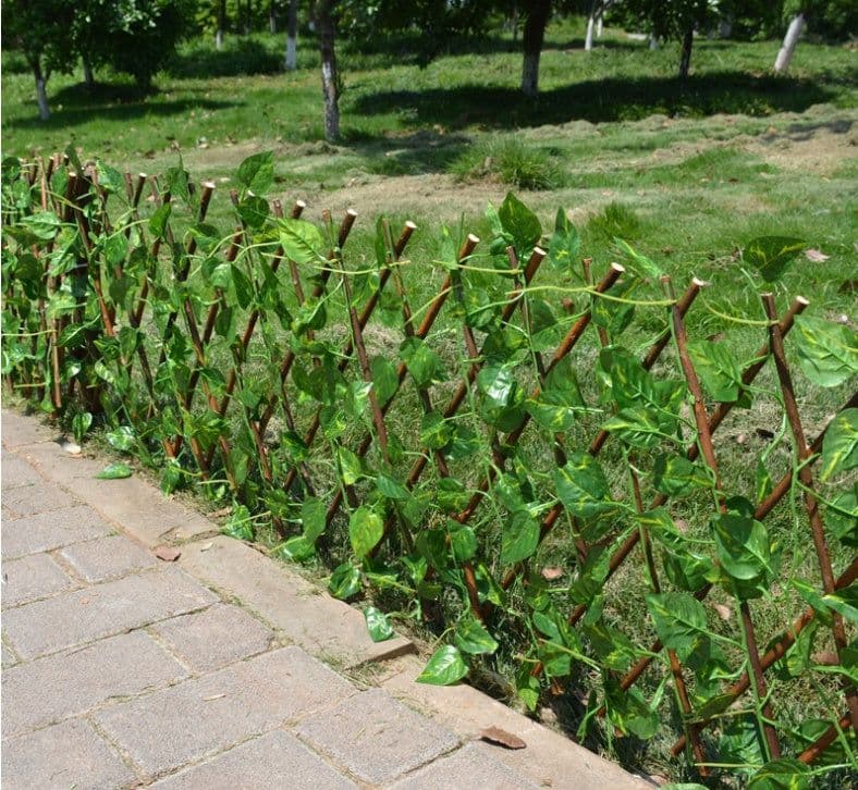 image-Plant Climb Trellis Extension Type Garden Buildings Anticorrosive Wood Pull Net Wall Fence Garden Home Wall Decoration