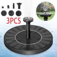image-Solar Fountain Outdoor Garden Classic Round
