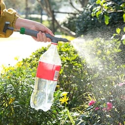 image-Beverage bottle universal watering sprayer nozzle household cola sprite bottle sprinkler watering can accessory nozzle