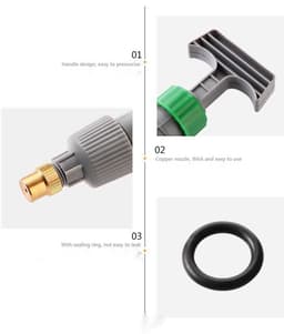 image-Beverage bottle universal watering sprayer nozzle household cola sprite bottle sprinkler watering can accessory nozzle