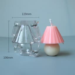 image-Small lamp candle mold INS wind homemade scented candles manual