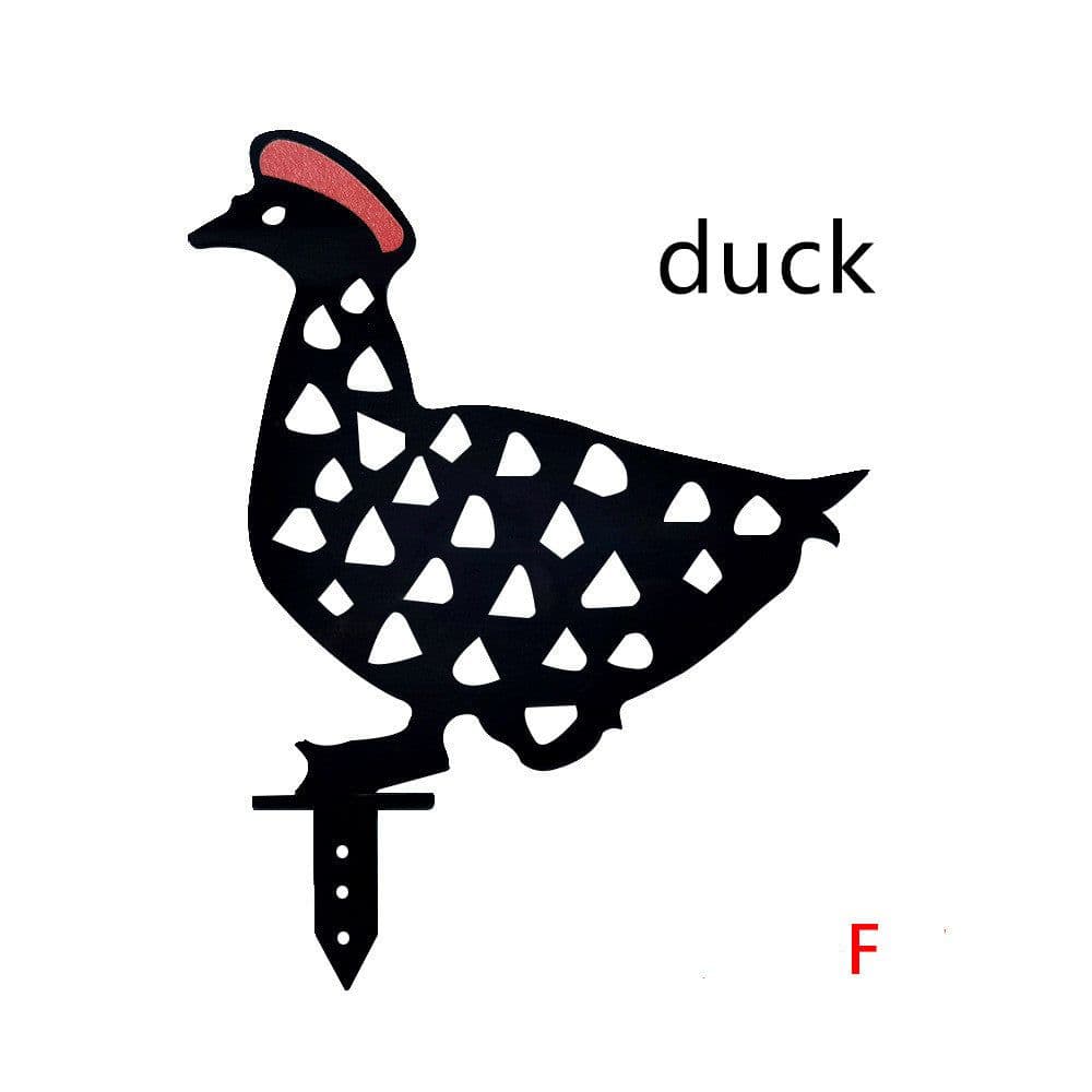 image-Chicken Yard Art Outdoor Garden Back Yard Gazon Stakes Hen Yard Decor