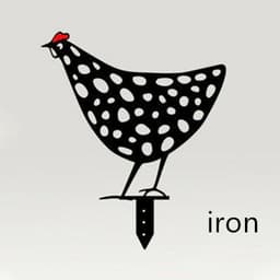 image-Chicken Yard Art Outdoor Garden Back Yard Gazon Stakes Hen Yard Decor