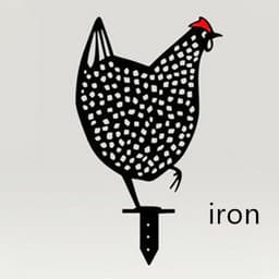 image-Chicken Yard Art Outdoor Garden Back Yard Gazon Stakes Hen Yard Decor