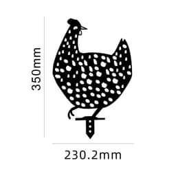 image-Chicken Yard Art Outdoor Garden Back Yard Gazon Stakes Hen Yard Decor