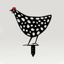 image-Chicken Yard Art Outdoor Garden Back Yard Gazon Stakes Hen Yard Decor