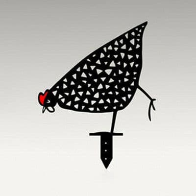 image-Chicken Yard Art Outdoor Garden Back Yard Gazon Stakes Hen Yard Decor