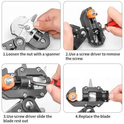 image-Garden Grafting Pruner Set Farming Fruit Tree Pruning Shears Scissor Vaccination Plant Tree Cutting Machine Tape Dropshipping