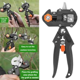image-Garden Grafting Pruner Set Farming Fruit Tree Pruning Shears Scissor Vaccination Plant Tree Cutting Machine Tape Dropshipping
