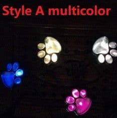 image-Solar Powered Animal Paw Print Lights LED Solar Lamps Garden Outdoors Lantern LED Path Decorative Lighting Lamp