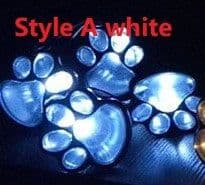 image-Solar Powered Animal Paw Print Lights LED Solar Lamps Garden Outdoors Lantern LED Path Decorative Lighting Lamp