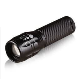 image-Zoom 3 gear strong light LED flashlight focusing outdoor bike mountain bike lamp 18500 AAA battery