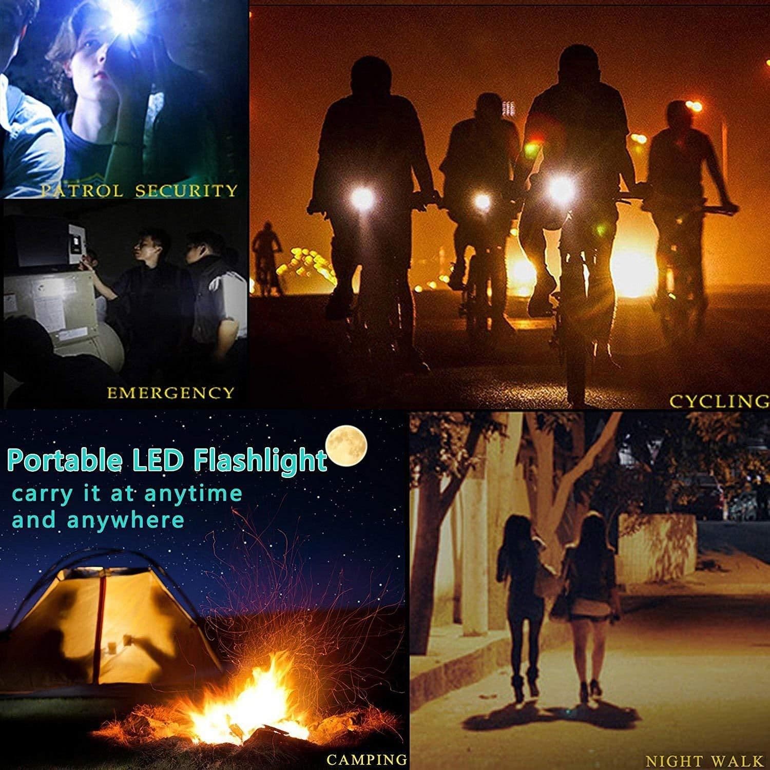image-Tactical Portable LED Flashlight 1000 Lumens with 5 Modes