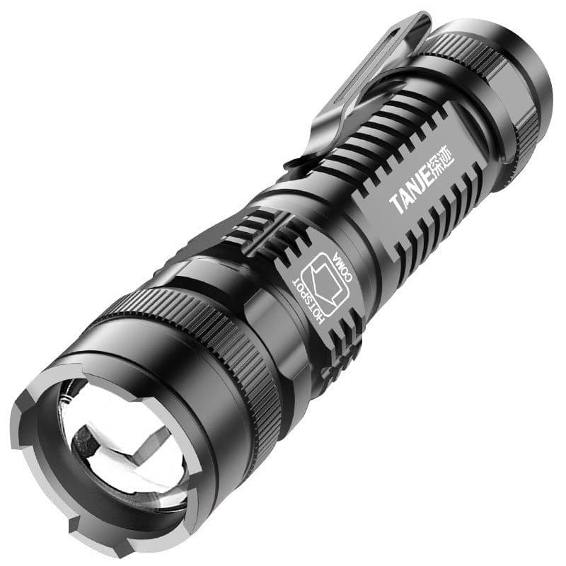 image-Daily carrying mini telescopic COB glare aluminum alloy LED flashlight