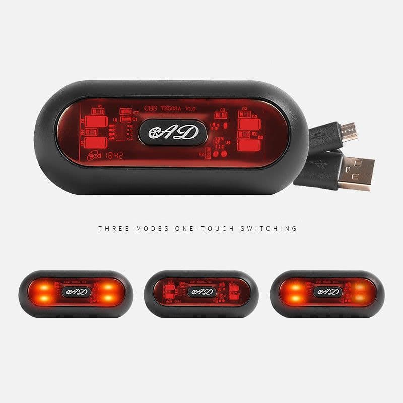 image-Motorcycle helmet warning light Taillight