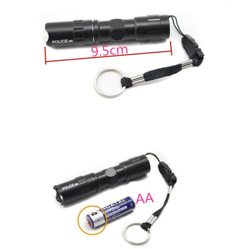 image-Mini aluminum alloy led light flashlight