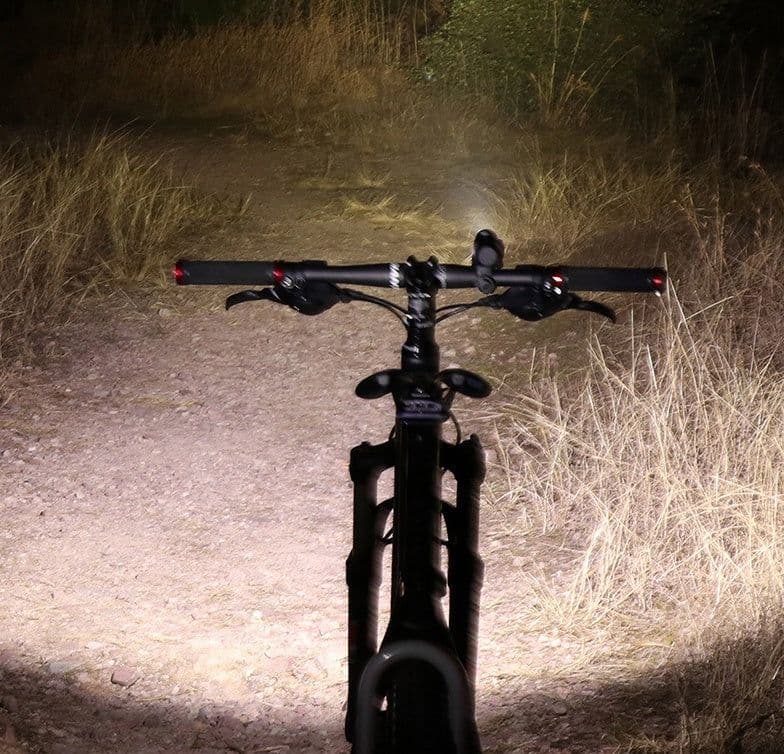 image-Bicycle light night riding rechargeable flashlight