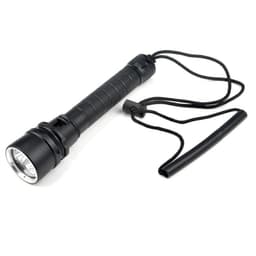 image-Aluminum alloy strong light rechargeable deep-diving flashlight