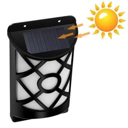 image-Solar wall lamp induction lamp flame torch flame flare flame flicker 66LED garden lawn lamp