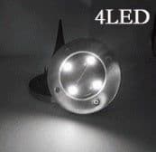 image-Stainless steel outdoor waterproof square floor lamp 5LED landscape garden lights