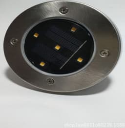image-Stainless steel outdoor waterproof square floor lamp 5LED landscape garden lights
