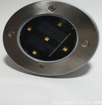 image-Stainless steel outdoor waterproof square floor lamp 5LED landscape garden lights