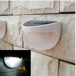 image-Solar wall lamp semi-circle LED solar wall lamp fence lamp solar energy semi-circle light control wall