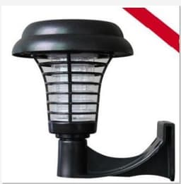 image-Solar Led Rechargeable Anti-Mosquito Lamp Electronic Fly Bug Zapper Insect Pest Uv Trap Outdoor Garden Lawn Lamp