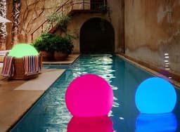 image-Luminous Ball Lamp Outdoor Colorful Waterproof Decorative Ball Lamp