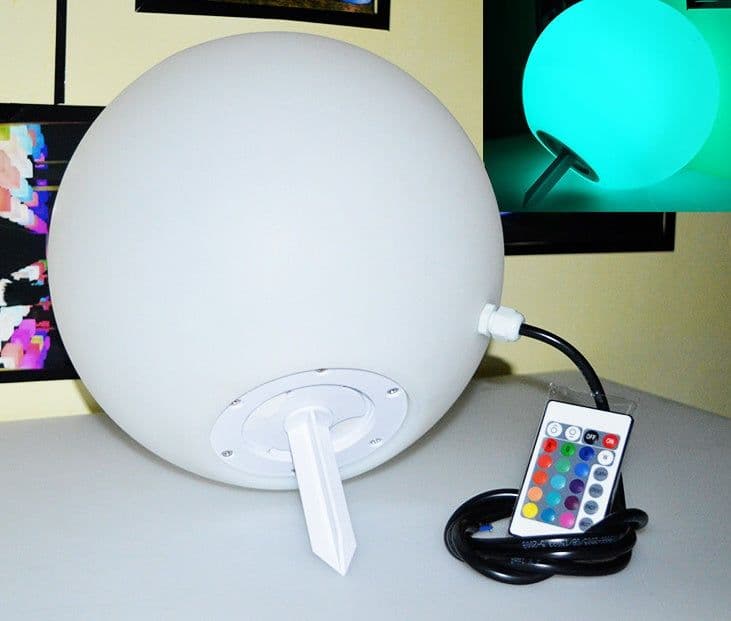 image-Luminous Ball Lamp Outdoor Colorful Waterproof Decorative Ball Lamp