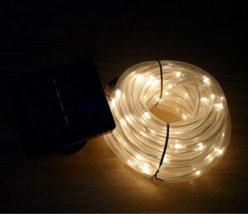 image-Solar tube lamp string LED copper wire